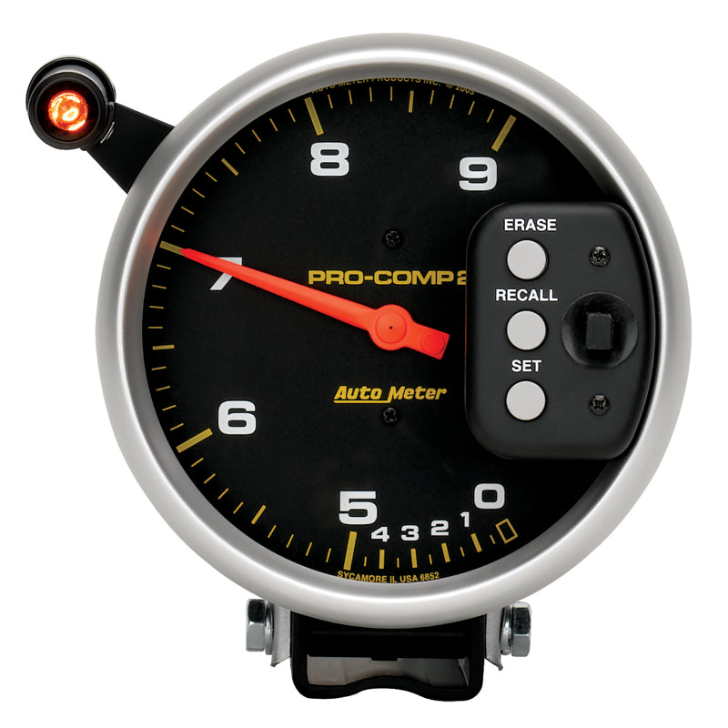 Auto Meter 9,000 RPM Pro-Comp II 5" Dual Range Tachometer