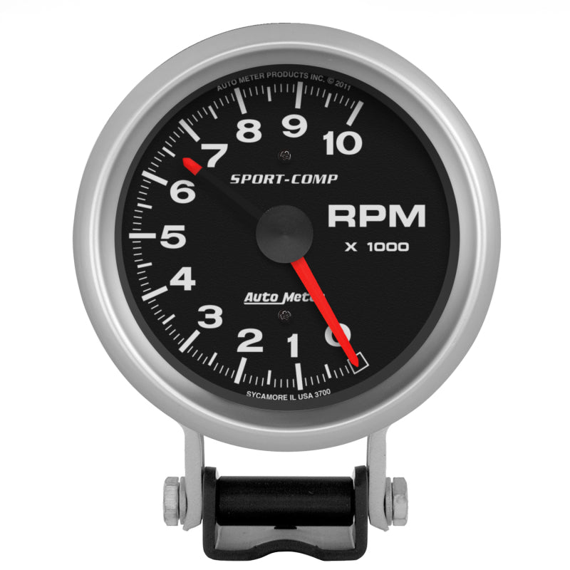 Auto Meter 10,000 RPM Sport-Comp Tachometer - 3-3/4"