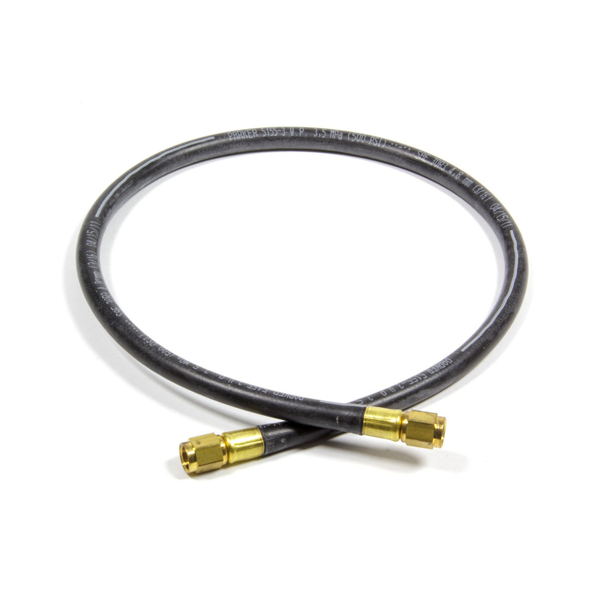 Enderle Fuel Injector Line - 24-1/2" Long - 3 AN Hose - 3 AN Female to 3 AN Female