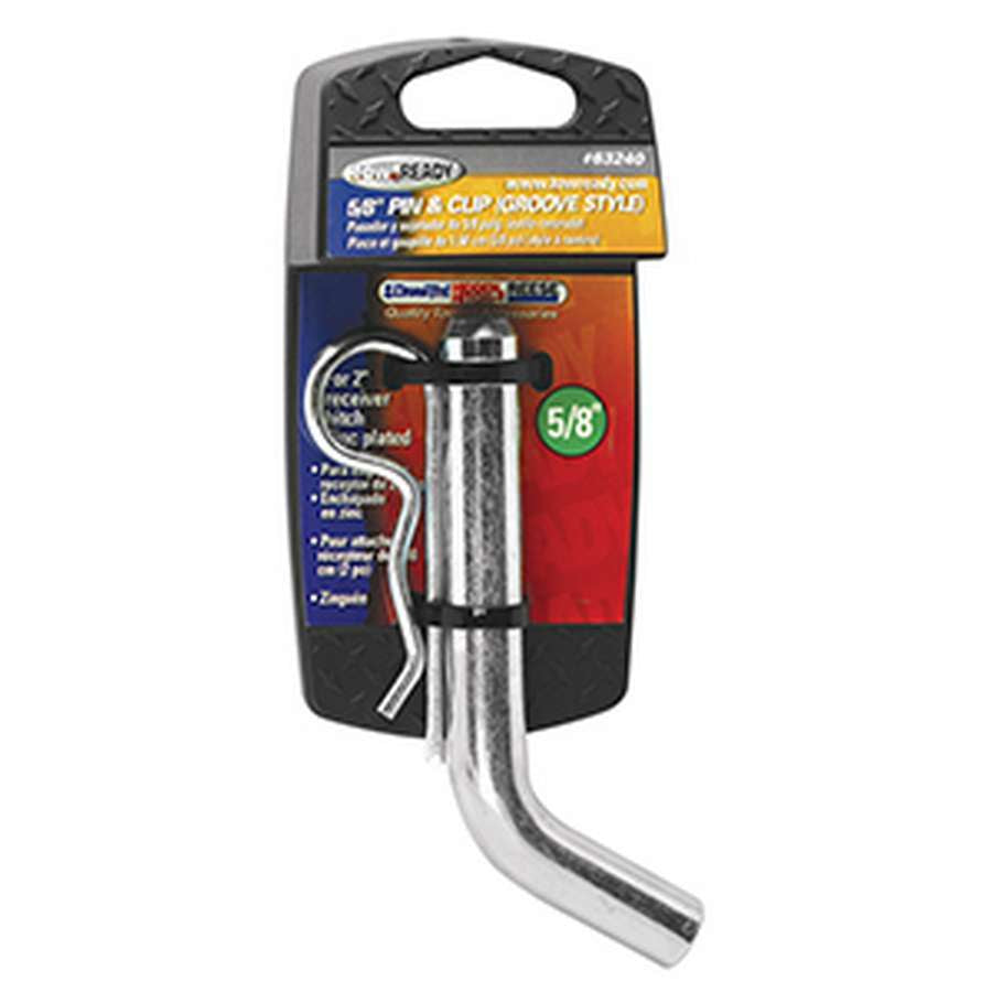 Draw-Tite 5/8" Grooved Style Hitch Pin and Clip - Fits 2" Square Receivers