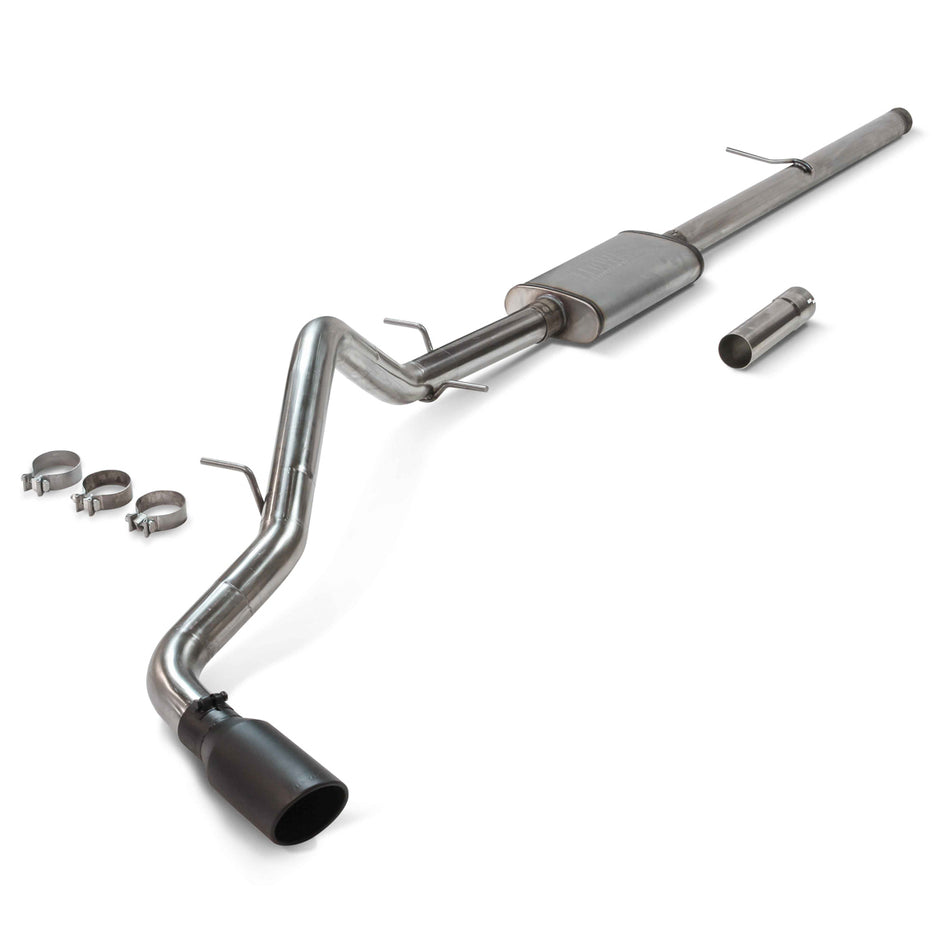 Flowmaster FlowFx Cat-Back Exhaust System - 3 in Diameter - Single Side Exit - 4-1/2 in Black Ceramic Tip - 5.3 L - GM Fullsize Truck 2019-20