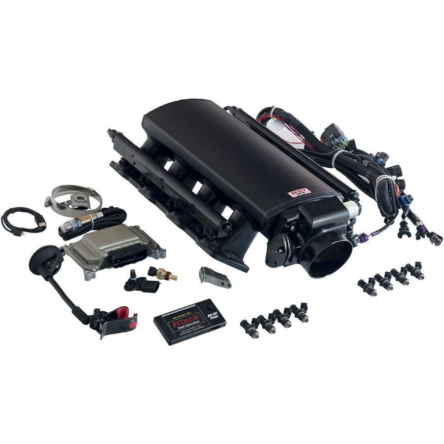 FiTech Ultimate EFI LS 750HP Fuel Injection Multi Port 55 lb/hr Injectors LS1/LS2/LS6 GM LS-Series - Trans Controller