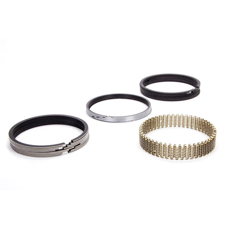 Hastings 4.350" Bore Piston Rings 5/64 x 5/64 x 3/16" Thick Standard Tension Moly - 8 Cylinder