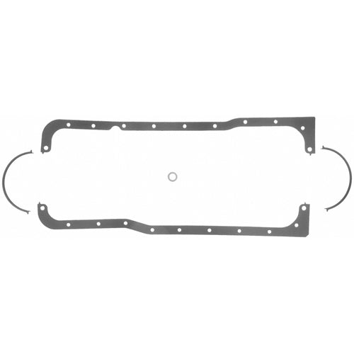 Fel-Pro Rubber-Coated Fiber Oil Pan Gaskets - Multi-Piece - Ford 1962-87 221, 255, 260, 289, 302 - 3/ 32" Thick