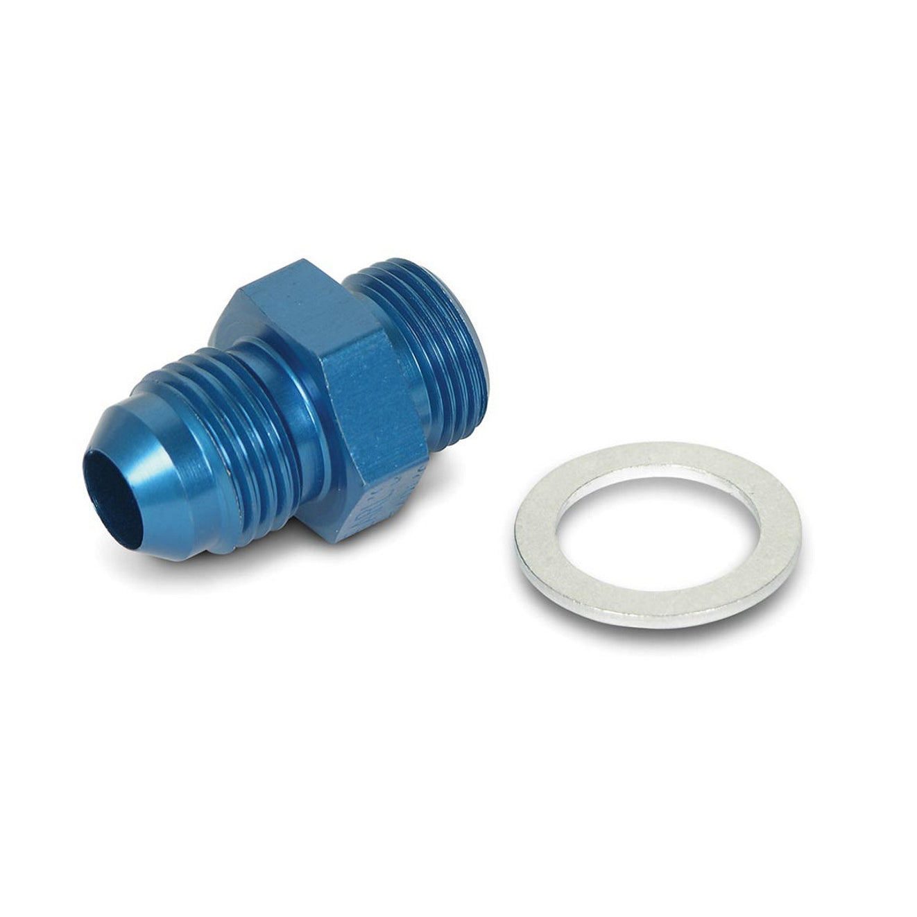 Earl's Aluminum Single Inlet Holley Carburetor Adapter -06 AN to 9/16-24 Carb. Thread