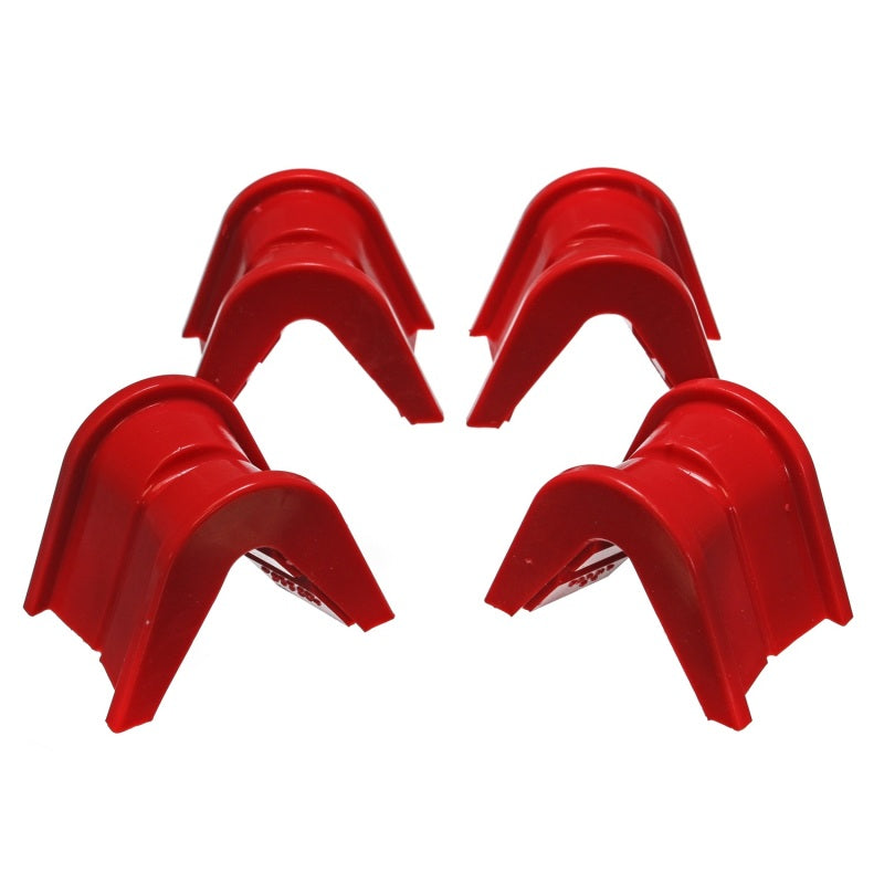 Energy Suspension Hyper-Flex C-Bushing - 7-Degree Offset - Red - Ford Fullsize SUV/Truck 1966-79 (Set of 4)