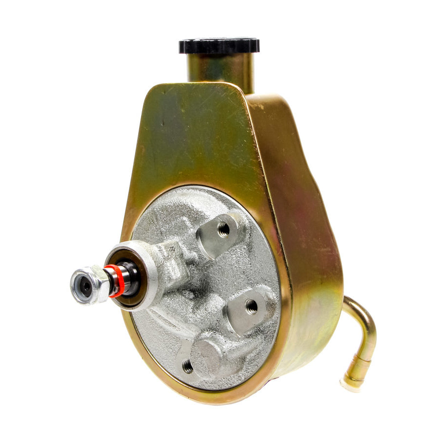 Racing Power Saginaw Power Steering Pump Bolt-On Pulley Steel Zinc Oxide - Each