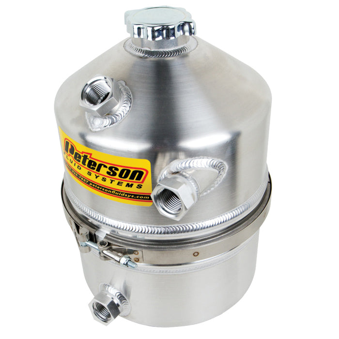 Peterson 3 Gallon Dry Sump Oil Tank - 3 Gallon Single Scavenge Inlet