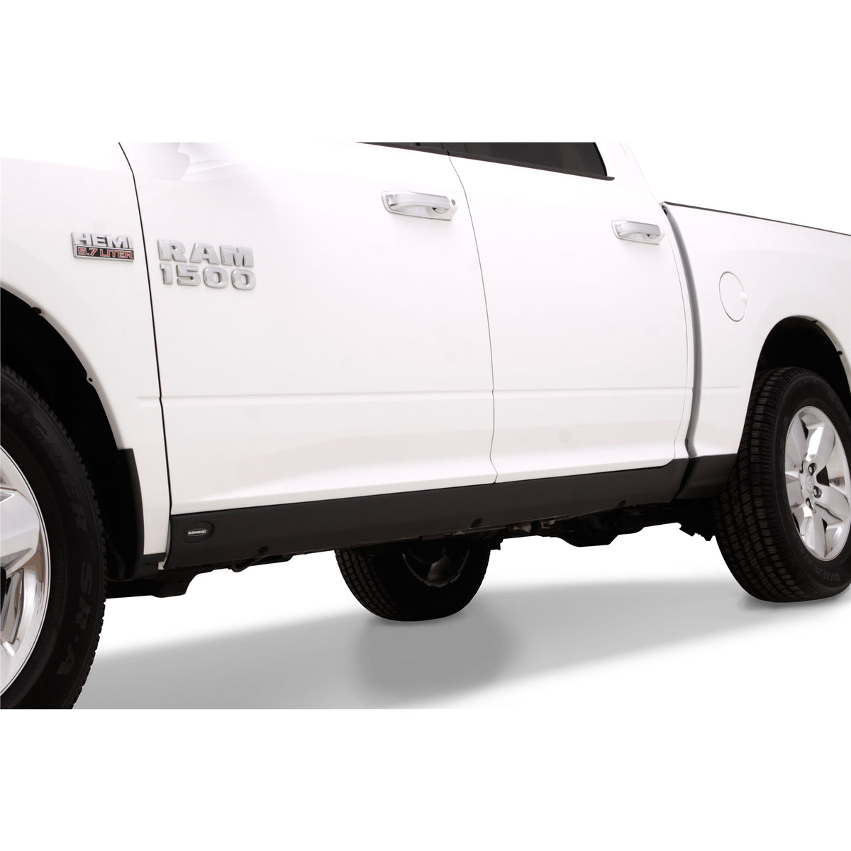 Bushwacker Trail Armor Rocker Panel Guard - Black - Mega Cab - Dodge Ram Fullsize Truck 2009-19