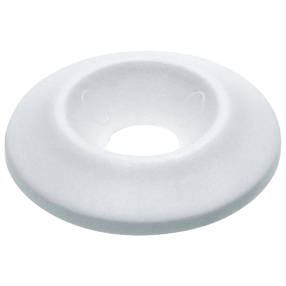Allstar Performance Plastic Countersunk Washers - 1/4" x 1" - White (10 Pack)