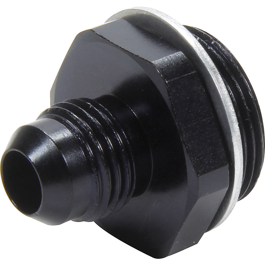 Allstar Performance Aluminum Carburetor Fitting (Short) 7/8"-20 To Male -6 For Holley - Black
