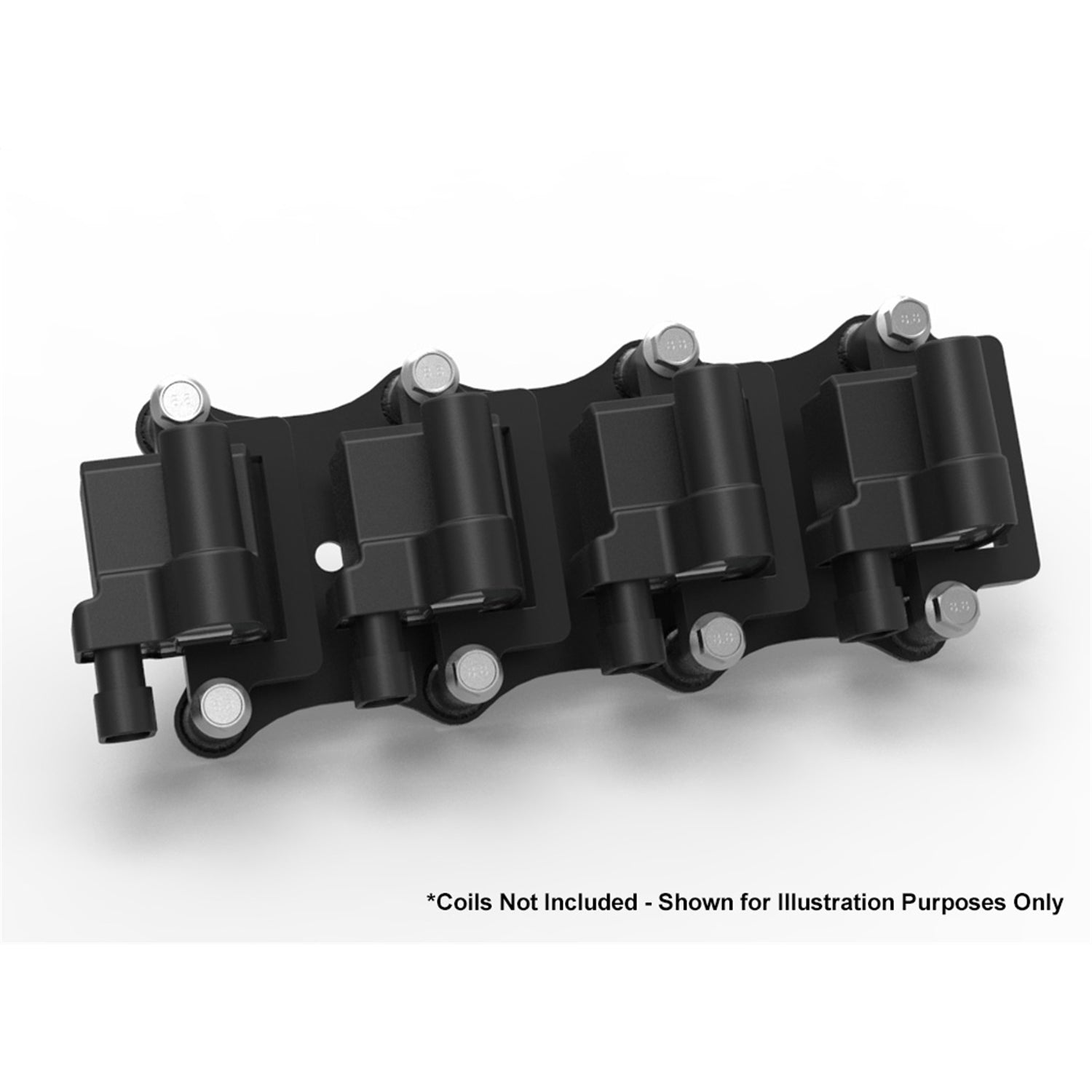 Holley EFI Coil Pack Style Coil Mount Ignition Coil Bracket - Black Powder Coat - GM LS-Series 561-128 - Pair