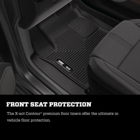 Husky Liners X-Act Contour 2nd Row Floor Liner - Black/Textured - Ford Compact SUV 2013-19