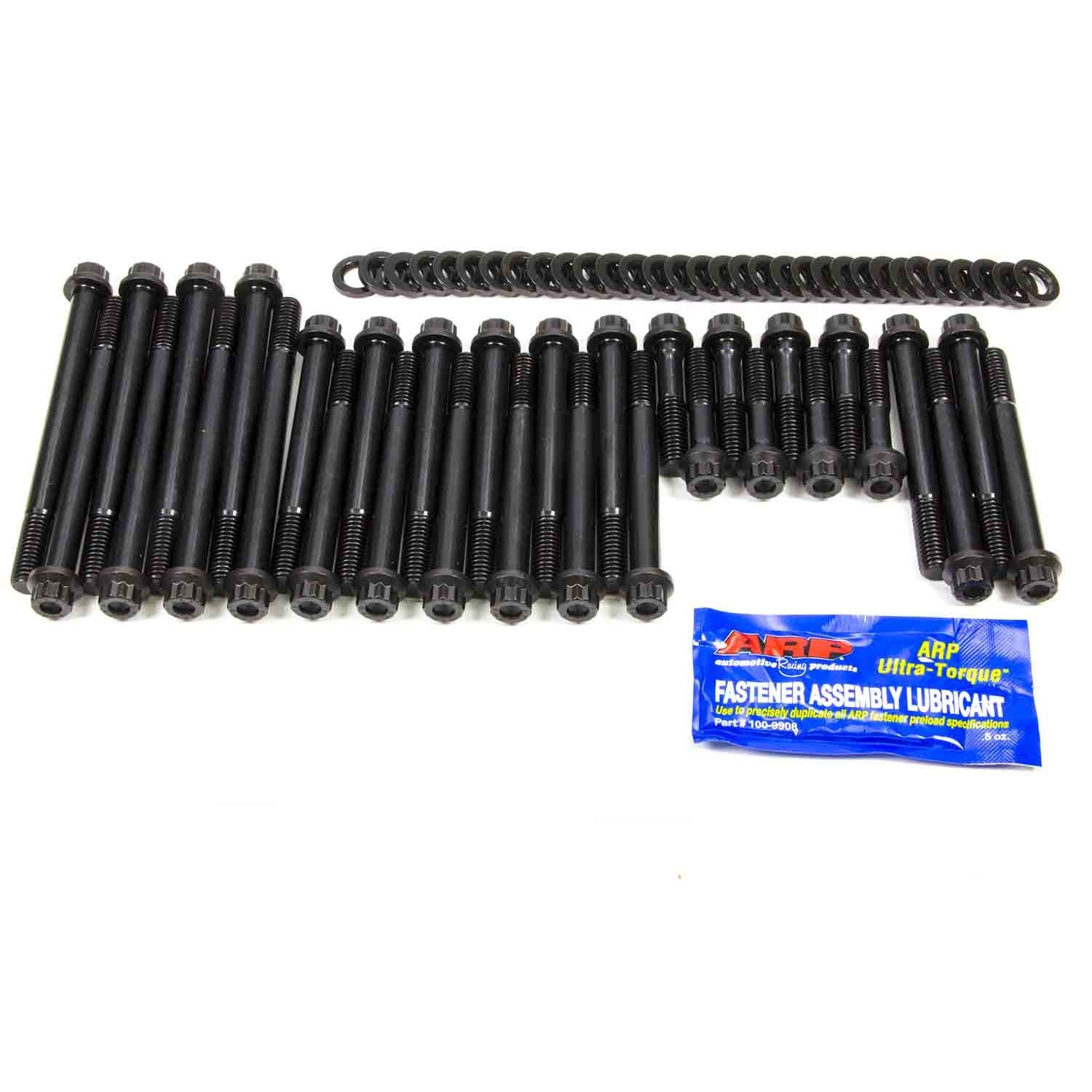 ARP Pro Series Cylinder Head Bolt Kit - 12 Point Head - Chromoly - Black Oxide - AFR Casting - Big Block Chevy