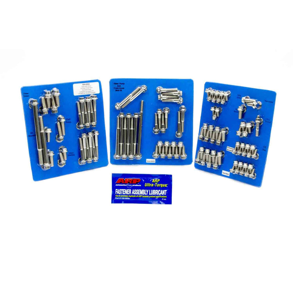 ARP Stainless Steel Complete Engine Fastener Kit - Ford 289-302 - 12 Pt