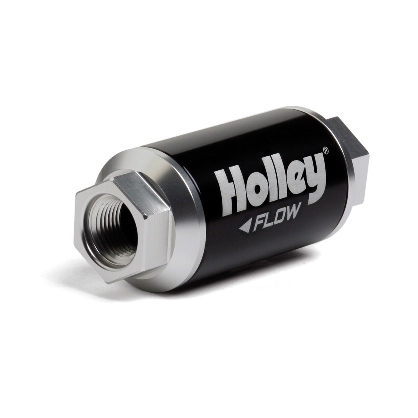 Holley Billet HP In-Line 100 Micron Fuel Filter - Stainless Element