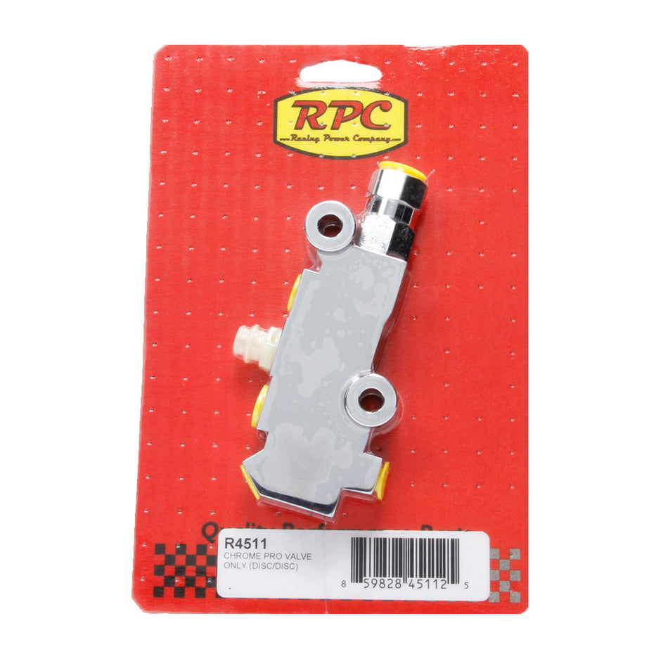 Racing Power Chrome Proportioning Valve Only (Disc/Disc)