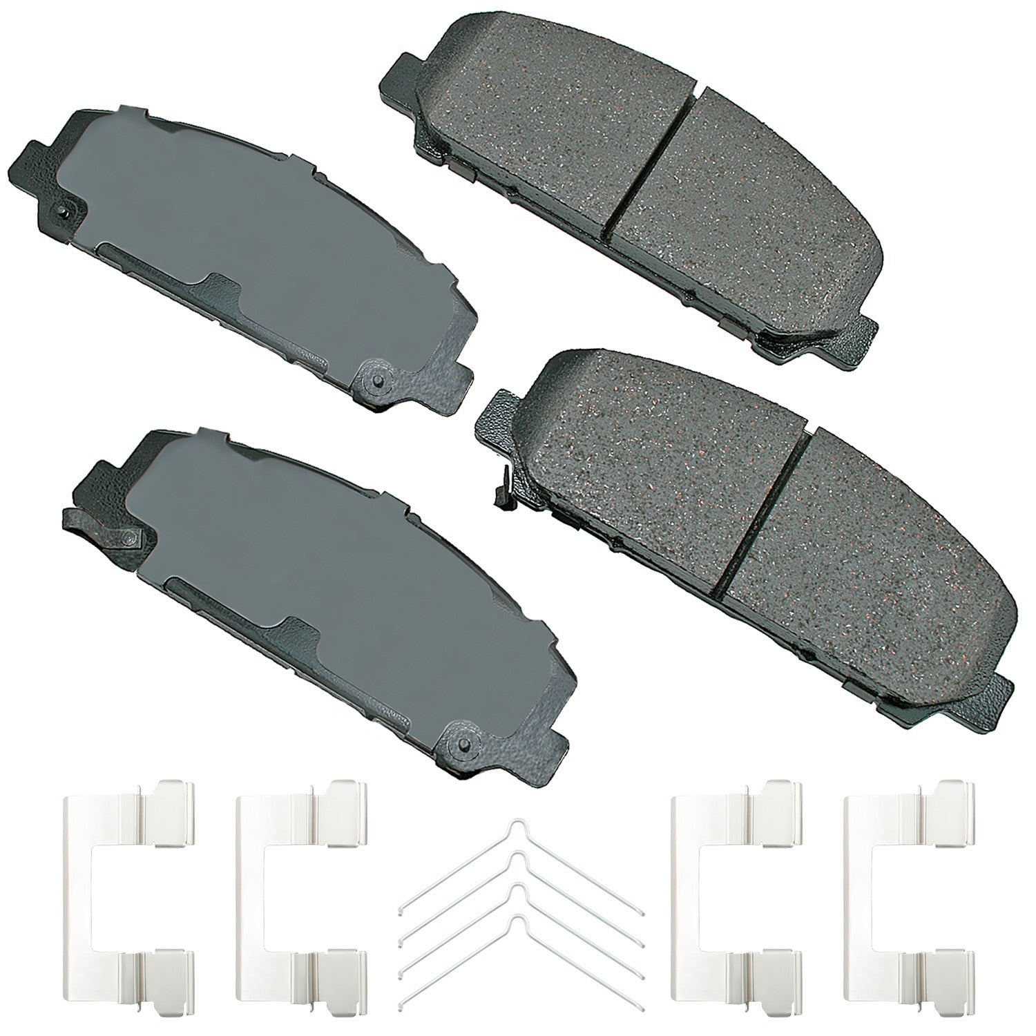Akebono Brakes ProACT Front Brake Pads - Infiniti QX56/QX80 2006-13 (Set of 4)