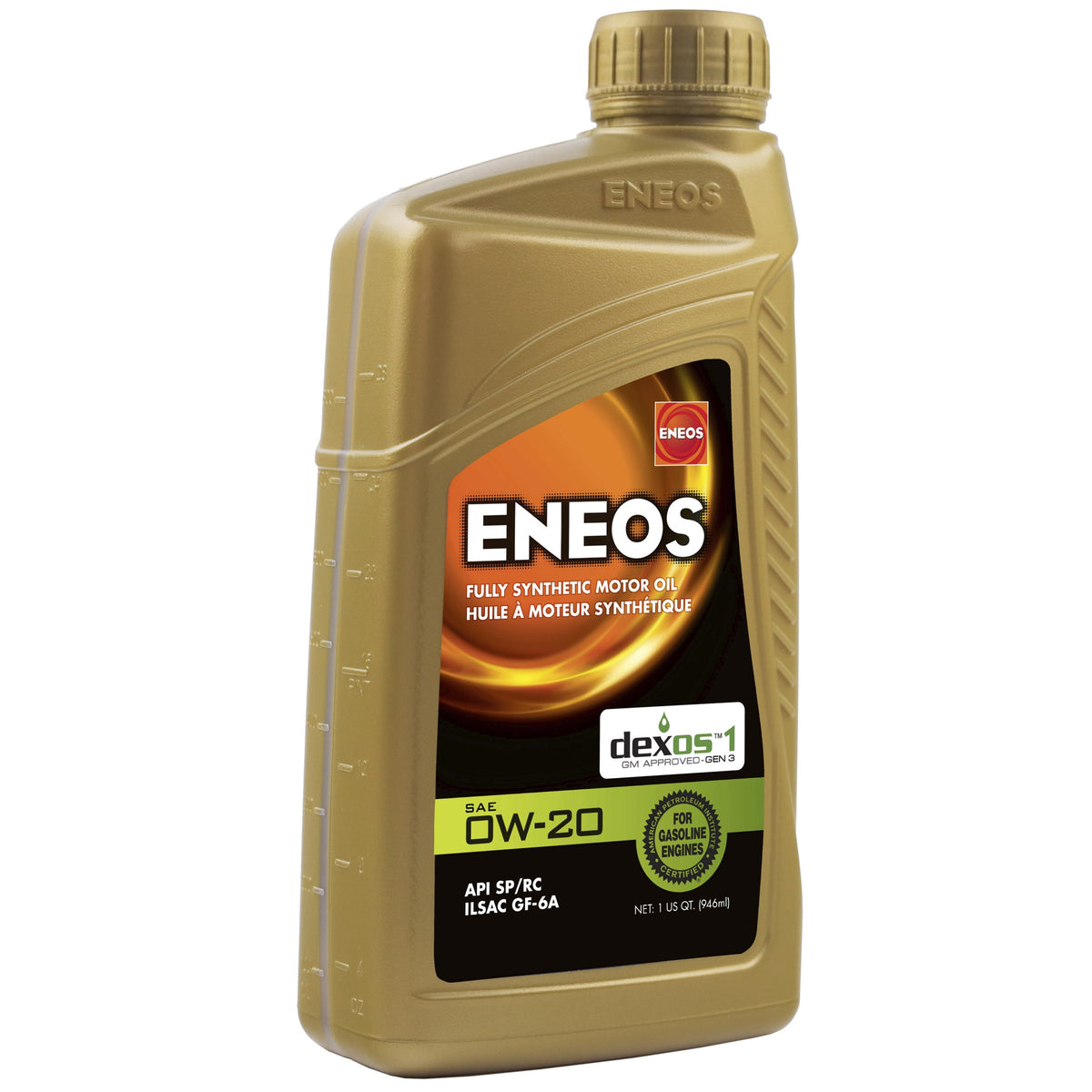 Eneos Full Synthetic Oil Dexos 1 0w20 1 Quart