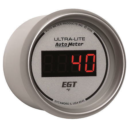 Auto Meter Ultra-Lite Digital Pyrometer Gauge - 2-1/16 in.