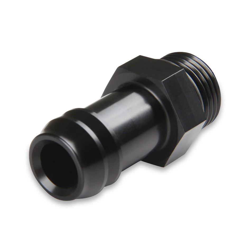 Earl's Tube End Fitting - 10 AN Male to 3/4" Tubing - Aluminum - Black Anodize