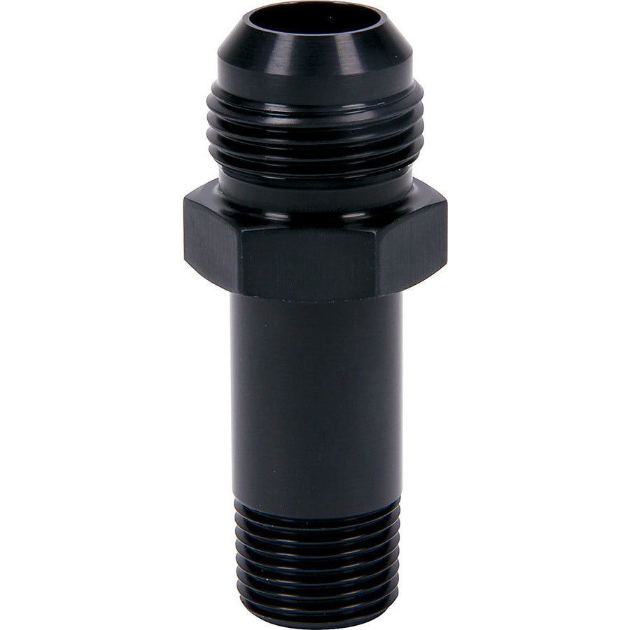 Allstar Performance Aluminum Oil Inlet Fitting -12 AN x 1/2" NPT - 3.10" Length