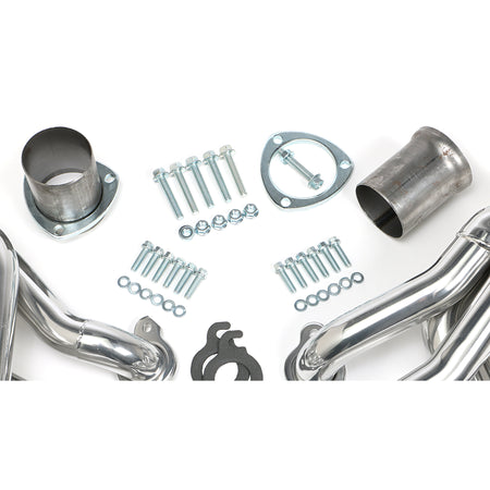 Hedman Hedders Headers - 1.75 in Primary - 3 in Collector - Silver Ceramic - GM LS-Series - GM F-Body 1967-69 - Pair