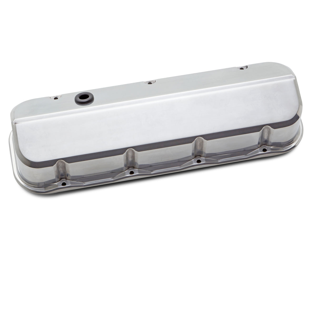 Proform Slant-Edge Tall Valve Cover - Baffled - Breather Hole - Polished - Big Block Chevy (Pair)