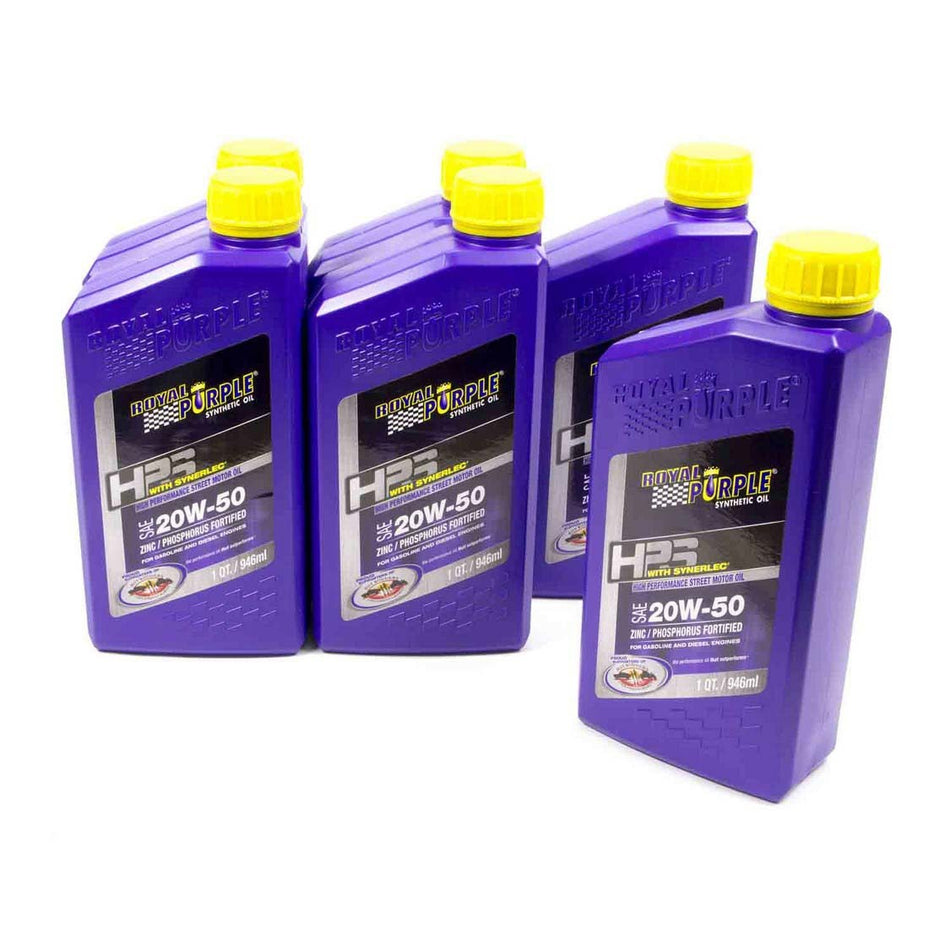 Royal Purple® HPS™ High Performance Motor Oil - 20w50 - 1 Quart (Case of 6)