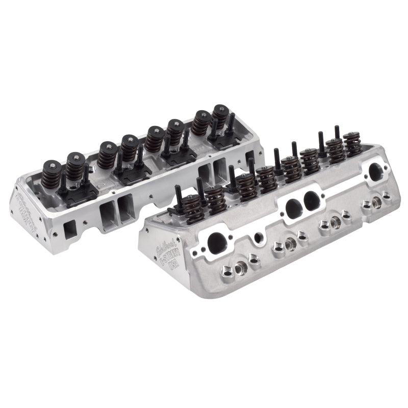 Edelbrock E-Street Cylinder Head - SB Chevyw/ 64cc. Combustion Chamber