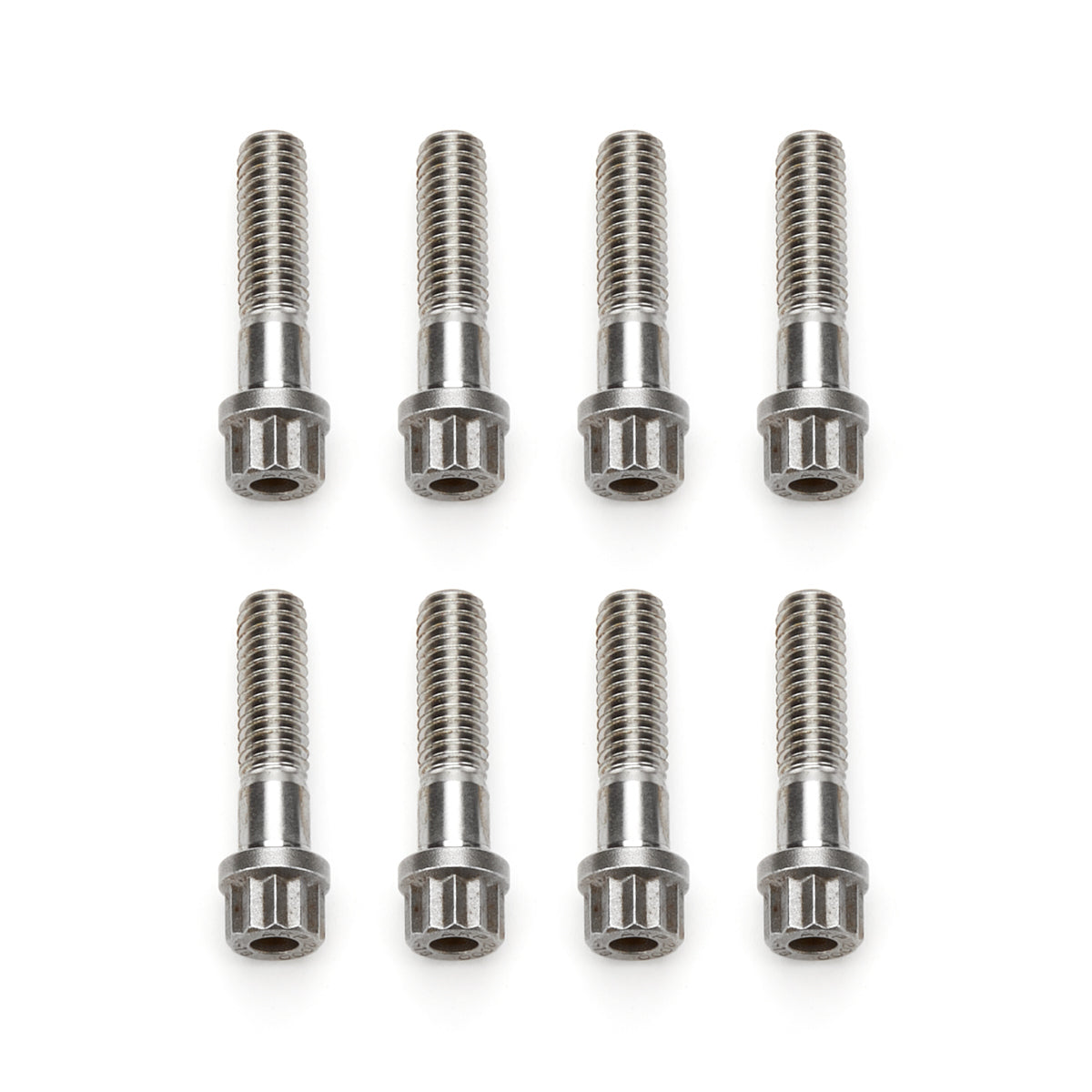 Jesel 12 Point Head Bolt - 5/16-18 in Thread - 1-1/4 in Long - Black Oxide (Set of 8)