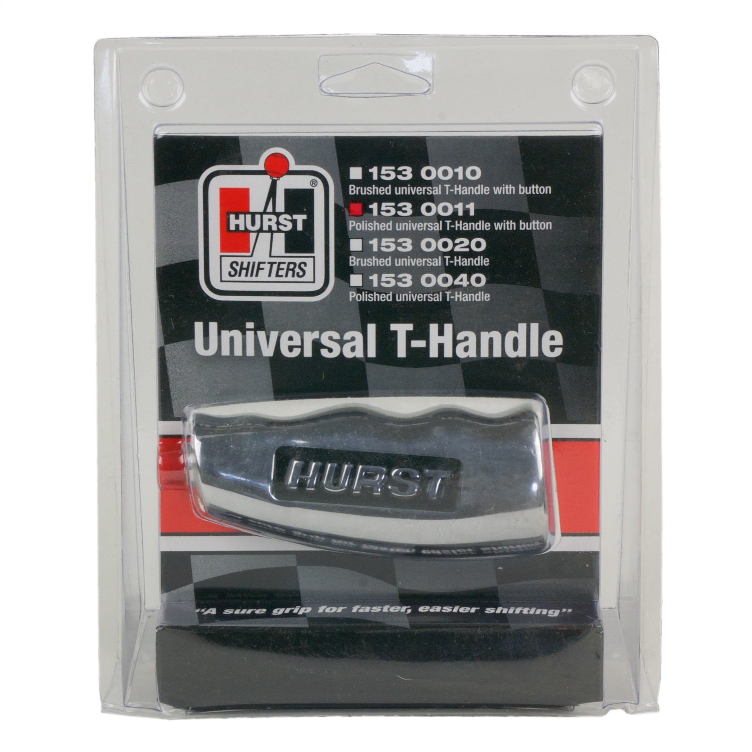 Hurst University T-Handle w/ Button - Polished