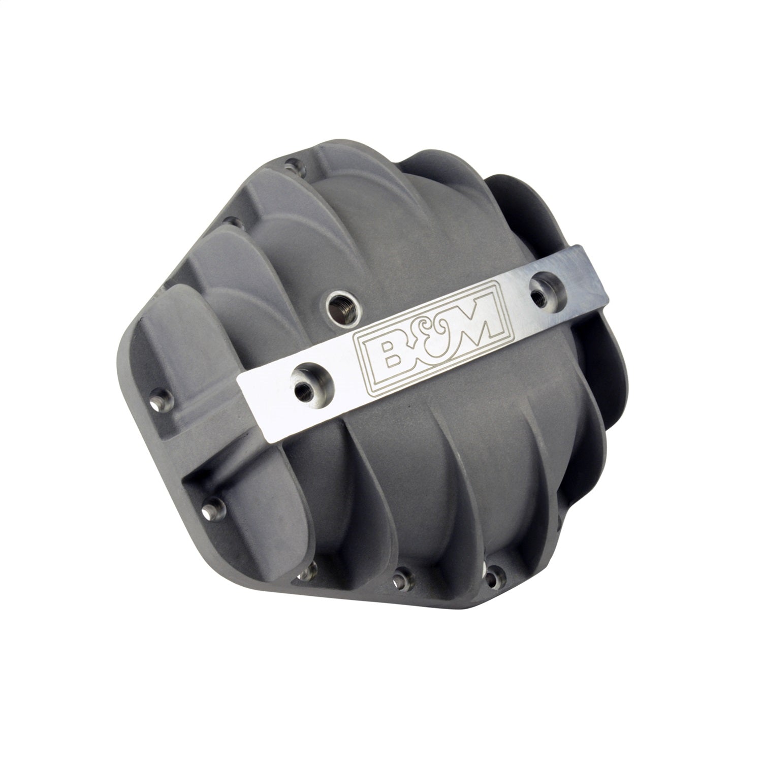 B&M Support Differential Cover Hardware Included Aluminum Natural - GM 10.5 14 Bolt