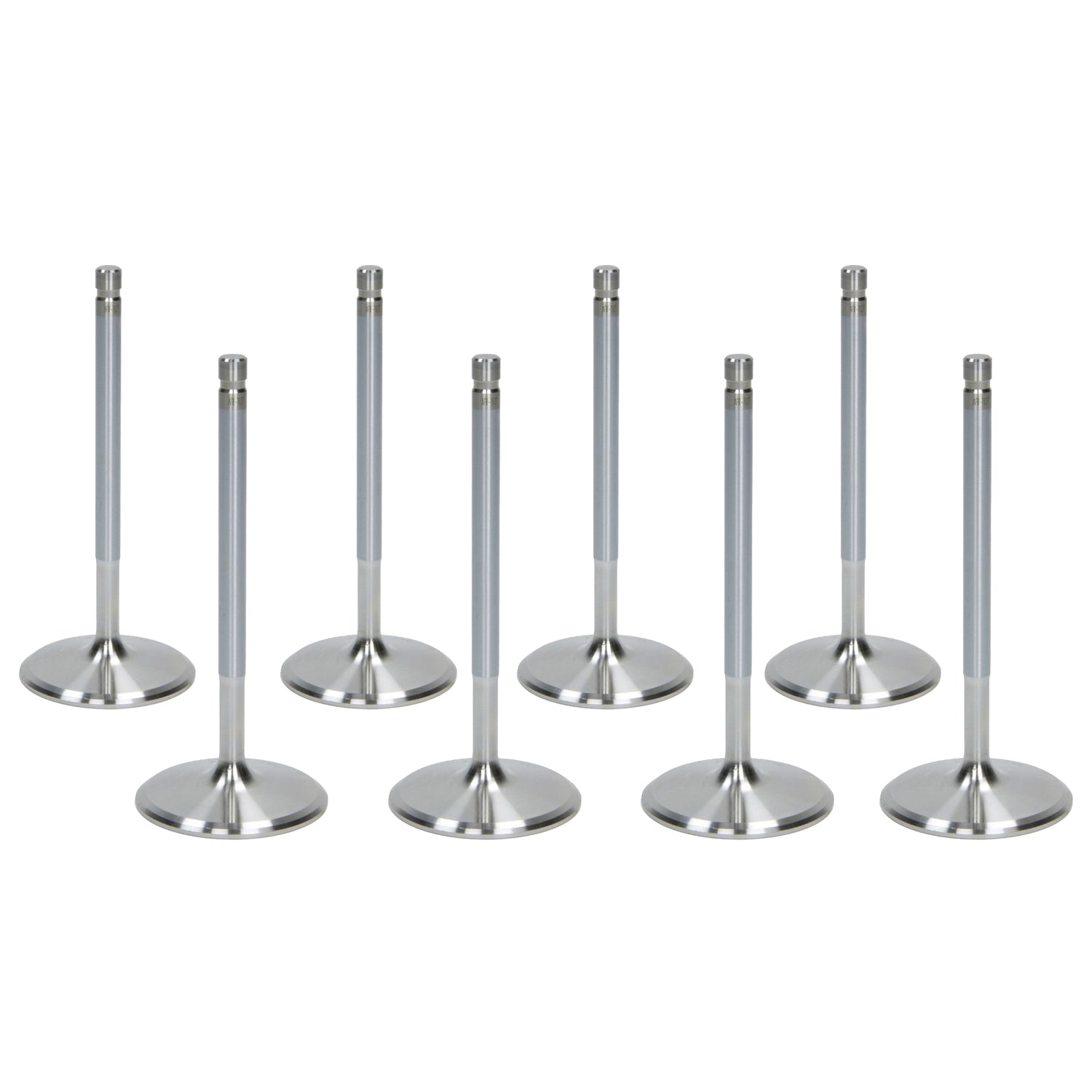 AFR Race Intake Valve - 2.100 in Head - 8 mm Stem - 5.080 in Long - Stainless - Small Block Chevy/Ford (Set of 8)