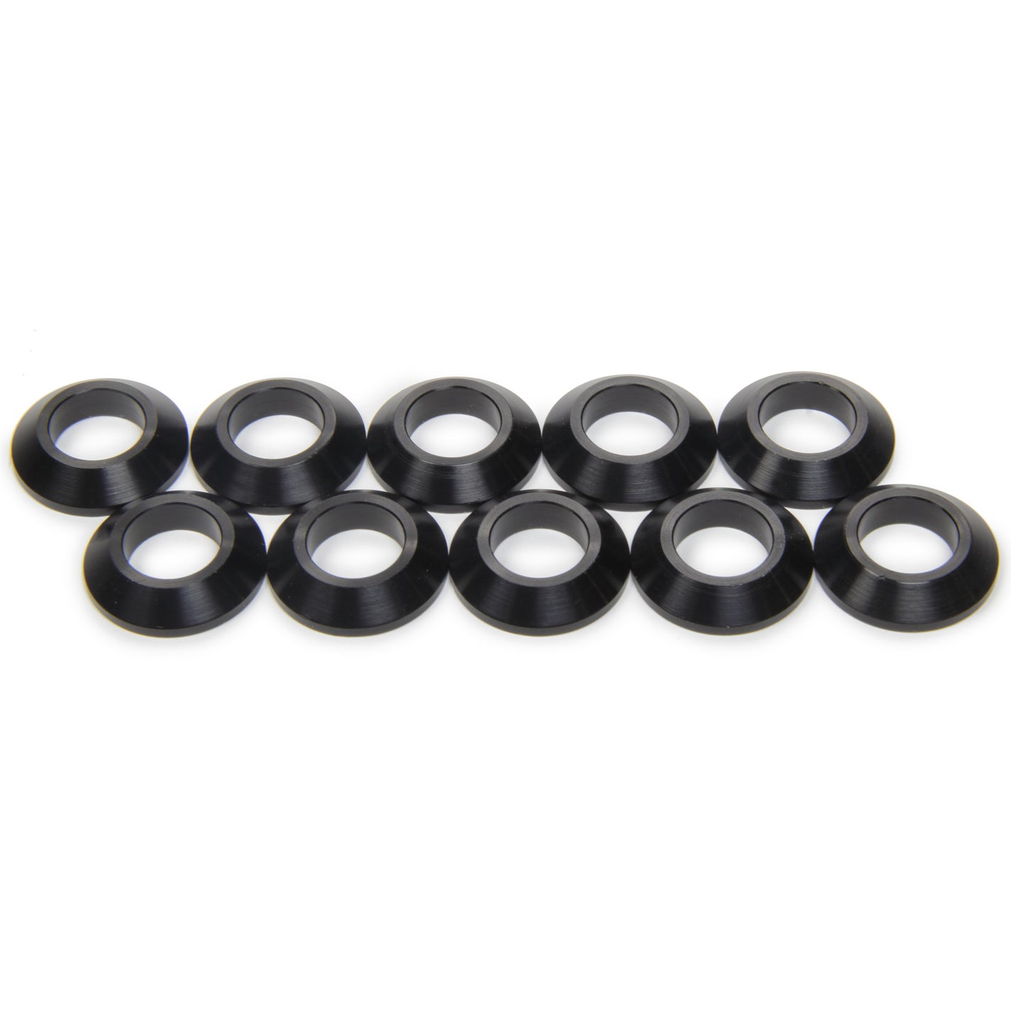 MPD Tapered Spacer - Cone Spacer - Aluminum - Black - (Set of 10)