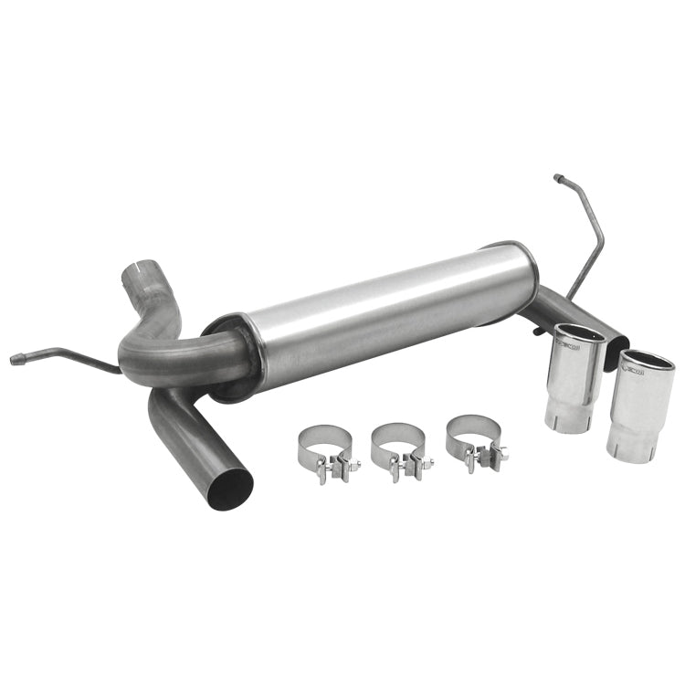 Dynomax SS Axle Back Exhaust 07-15 Wrangler 3.6/3.8L