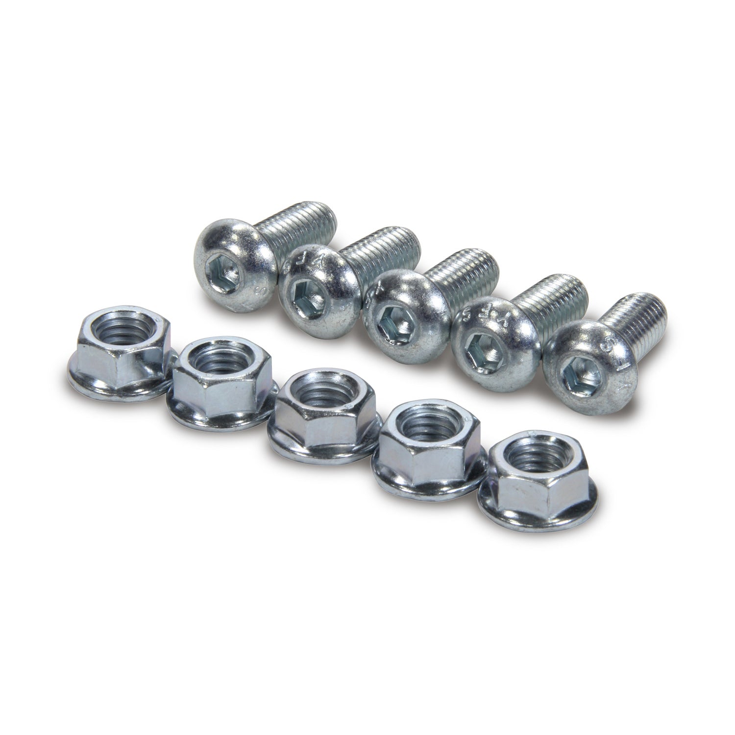 MPD Allen Head Bolt - 3/8-16 in Thread - 1 in Long - Zinc Plated (Set of 5)