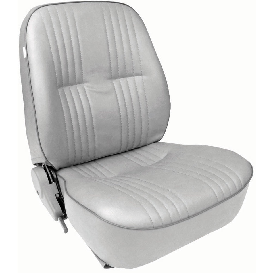 ProCar Pro90 Low Back Recliner Seat - Right Side - Vinyl - Gray