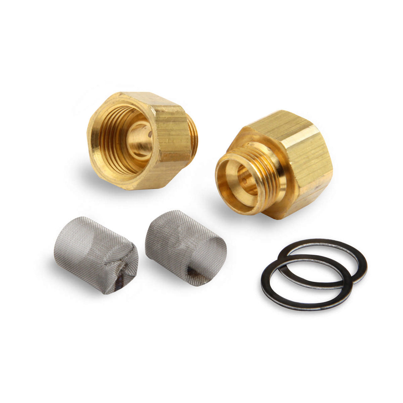 Demon Carburetor Inlet Fitting - 9/16-24 x 5/8-18 3/8 IF