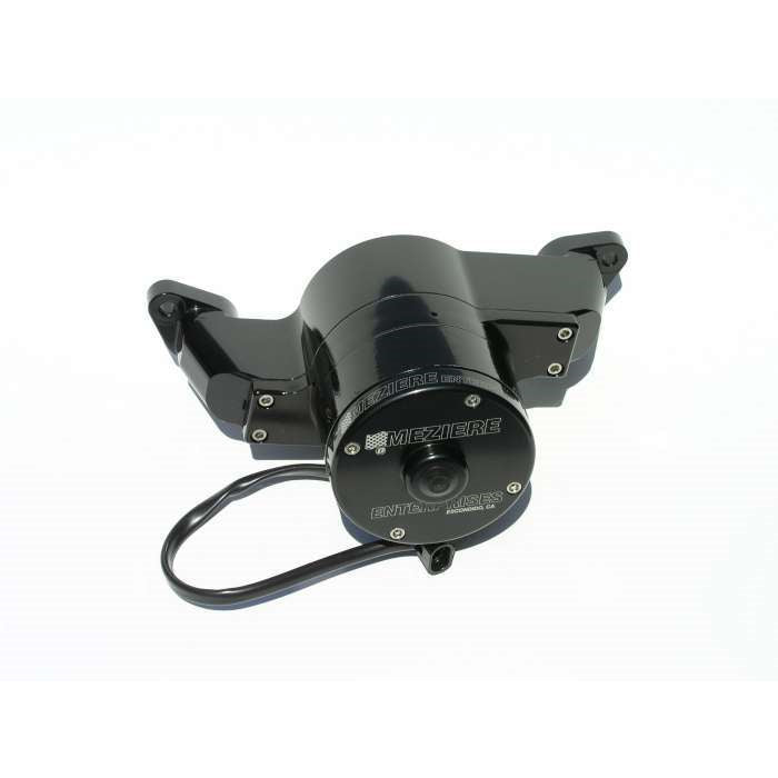Meziere SB Ford Billet Electric Water Pump - Black