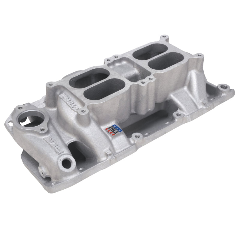 Edelbrock RPM Air Gap Square Bore Dual Quad Intake Manifold - Small Block Chevy