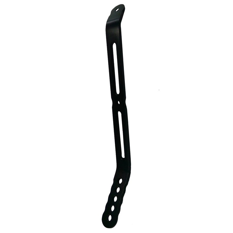 Triple X Nose Wing Strap Bent Adjustable 8-1/2 to 10-1/2" Tall - Stainless - Triple X Sprint Car