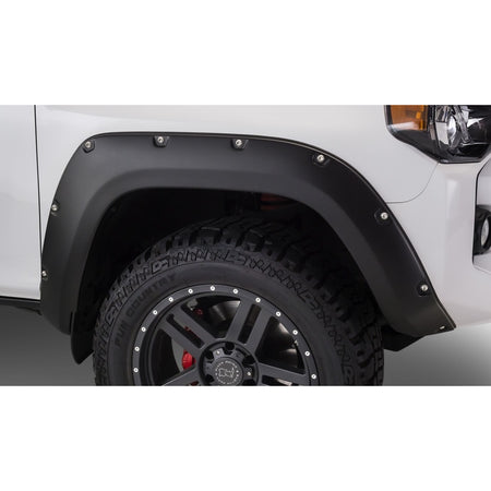 Bushwacker Pocket Style Front / Rear Fender Flare - 1.5 in Wide - Black - Toyota Midsize SUV 2014-21