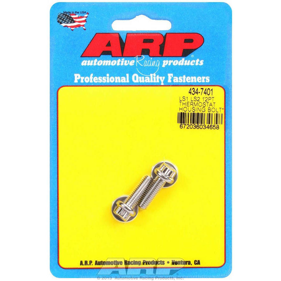 ARP Stainless Steel Thermostat Housing Bolt Kit - 12 Point LS1/LS2
