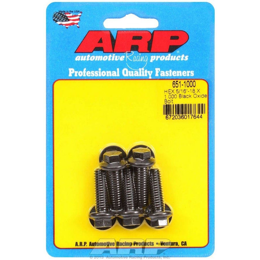 ARP Bolt Kit - 6 Point (5) 5/16-18 x 1.000