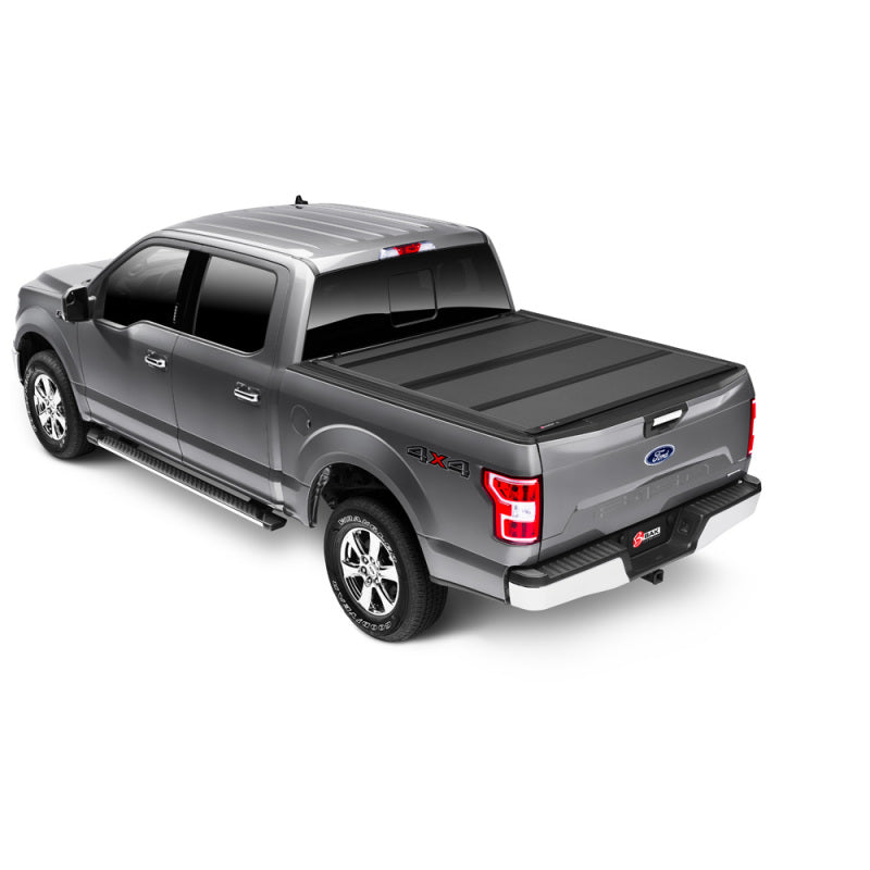 BAK Industries Bakflip MX4 Folding Tonneau Cover - Clamp-On - Black - 5 ft 6 in Bed - Ford Fullsize Truck 2021