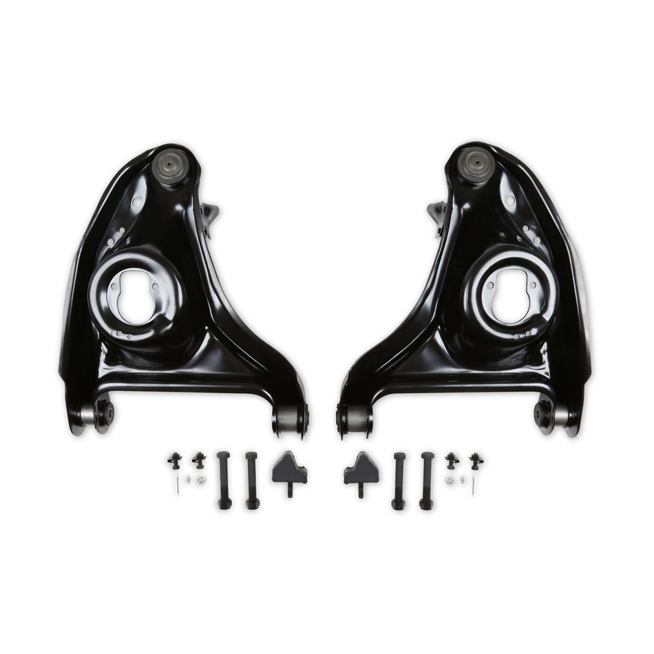 Rekudo Lower Control Arm - Driver/Passenger Side - Press-In Ball Joints - Black - GM F-Body 1970-81 (Pair)
