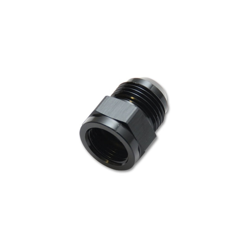 Vibrant Adapter Fitting Straight 3 AN Female to 4 AN Male Outlets Aluminum - Black Anodize
