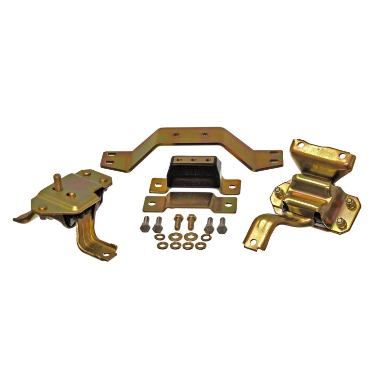 Energy Suspension Hyper-Flex Motor and Transmission Mount - Black / Cadmium - Ford Modular - Mustang 1999-2004