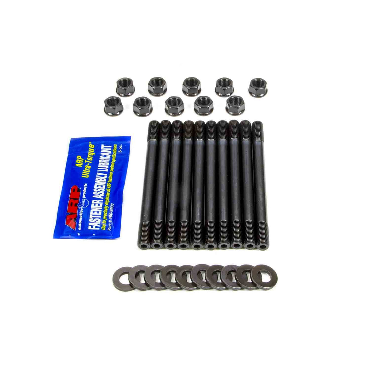 ARP Cylinder Head Stud Kit - 11 mm Studs - Hex Nuts - ARP2000 - Black Oxide - Mopar 4-Cylinder